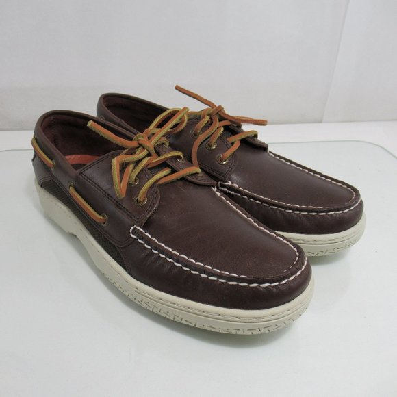Men's SPERRY TOP SIDER Billfish 3 Eye Classic Boat Shoes Brown Size 11 - Picture 1 of 10